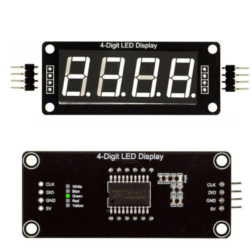 5 PCS TM1637 0.56"" 4-Bit LED Clock Tube Display for Arduino Red/Blue/Green-