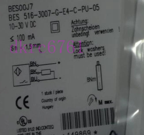 1X BES 516-3007-G-E4-C-PU-05 Sensor  Proximity Switch