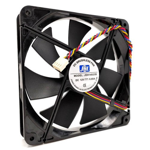 1 pcs JSL Fan JDH14025B DC 12V 0.80A 14025 14CM 4 pin Chassis cooling fan