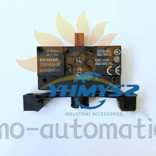 1PC   Pushbutton Switch Auxiliary Contact    3SB34200C   3SB3420-0C