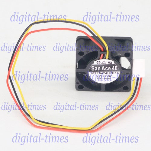 One For SANYO  109P0424H7D16 DC24V 0.08A 3pin axial flow cooling fan