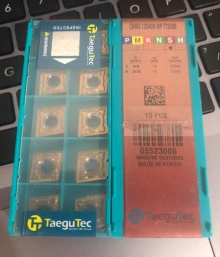10Pcs/Box Taegutec CNMG120408MP TT5080 CNMG120408 MP Carbide Turning Blade