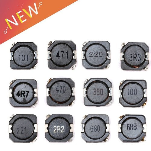 65pcs 13Values SMD Power Inductors CDRH104R 10*10*4MM 2.2UH 3.3UH 4.7UH 6.8UH