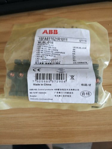 10PCS  ABB MLBL-01R/G/Y/L/W LED LAMPABLOCK ,24VAC/DC