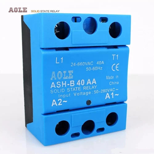 1X  ASH-B 40AA wide voltage 220V 380V 660VAC Single-phase 40A solid state relay