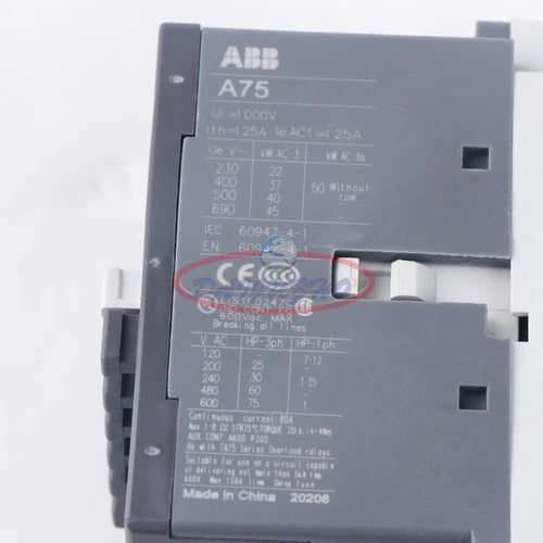 1X  Contactor 110V50Hz/110-120V60Hz 1SBL411001R8411 A75-30-11