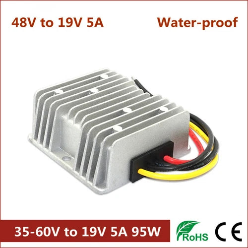 1X Buck Converter DC-DC Regulator Car Waterproof Power 35-60V/48V to 19V 5A 95W