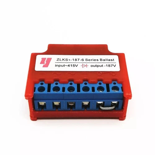 1X  6-terminal motor holding brake brake rectifier ZLKS1-187-6 AC415V DC187V