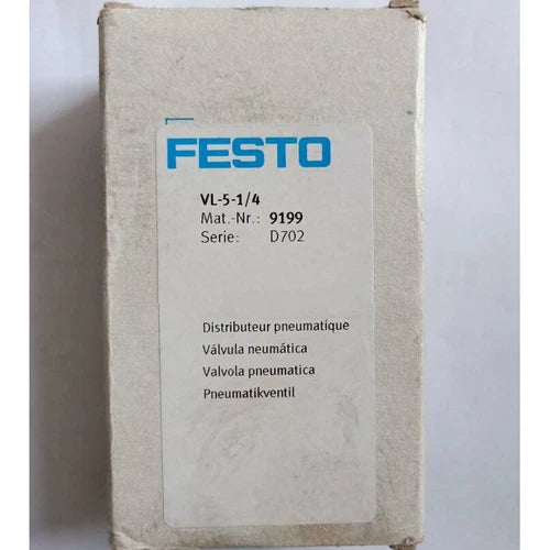 One Festo VL-5-1/4 9199 Pneumatic Control Valve Free Shipping