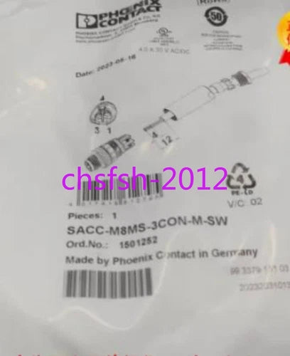 1 PCS   SACC-M8MS-3CON-M-SW 1501252  CONTACT