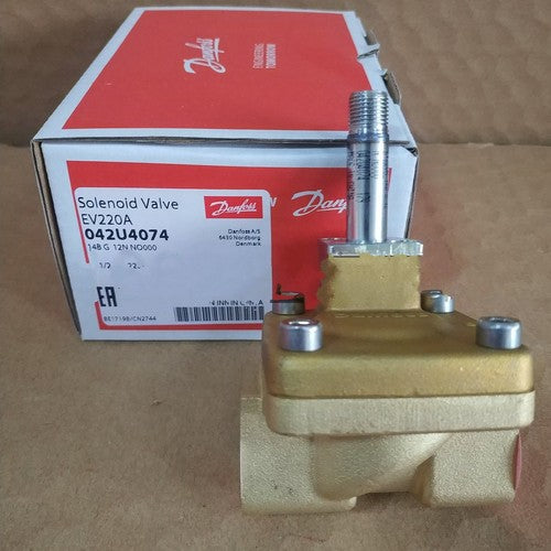 One  Solenoid Valve For Danfoss EV220A 042U4074 Free Shipping