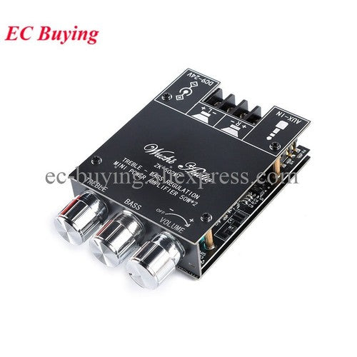 ZK-502MT Bluetooth-compatible 5.0 Subwoofer Amplifier Board 2.0 Channel Bass AMP