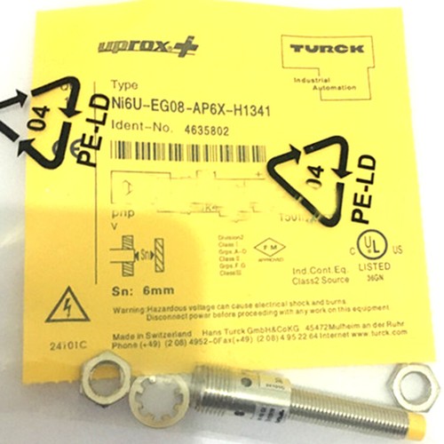 For TURCK NI6U-EG08-AP6X-V1131 4635801Inductive sensor PNP