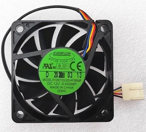 1PC   speed control CPU cooling fan R126015SU 60*60*15mm DC 12V 0.40A PWM
