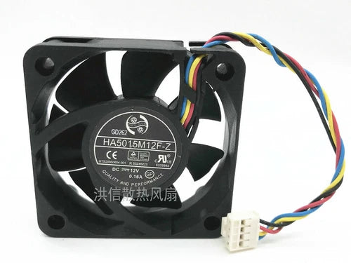 1PC  50*15MM 4-wire cooling fan    HA5015M12F-Z DC12V 0.16A