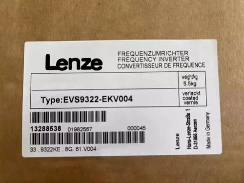 EVS9322-EKV004 Ipc  Sealed  Lenze Inverter EVS9322-EKV004