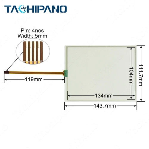 1PC  for   A05B-2256-C103#EAW Teach Pendant Panel Glass  Touch Screen
