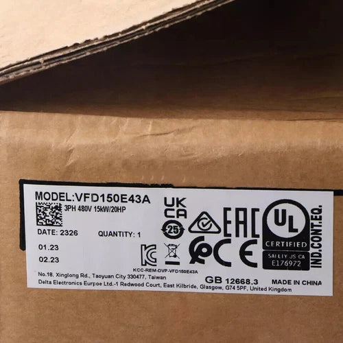 1PCS   DELTA VFD150E43A Of Frequency Converters Free delivery