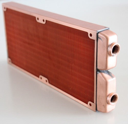 Keruiwo 120MM 240MM 360MM 2*G1/4 all copper water-cooled heat exchanger