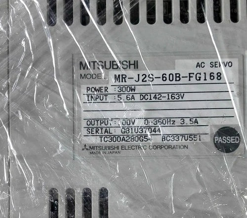 MR-J2S-60B-FG168  Mitsubishi MRJ2S60BF168 SERVO DRIVER