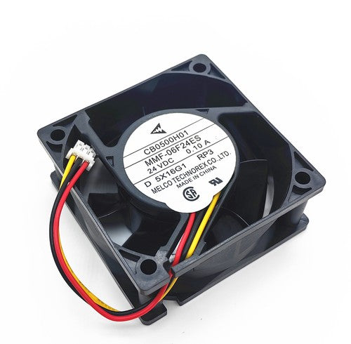 Mitsubishi Driver MR-J3 Fan CB0500H01 MMF-06F24ES-RP3 24VDC 0.10A 6025 3-pin