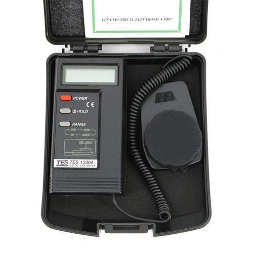 TES-1330A Digital Illuminance Light Meter 200 000 Lux Photometer TES1330A