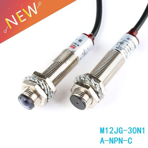 M12 Laser Photoelectric Switch M12JG-30N1 DC 20 meters Distance Normally Closed