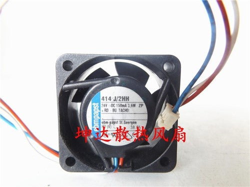 1 PCS Cooling Fan TYP 414J/2HH DC 24V 3.6W 4CM 4025 3-wire inverter fan