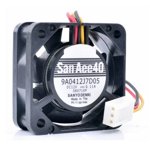 1pcs Sanyo  9A0412J7D05 4cm 4015 12V 0.11A Cooling Fan 3pin