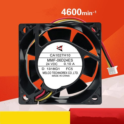 Mitsubishi Inverter Cooling Fan CA1027H10 MMF-06D24ES-FC5 DC24V 0.10A 6025