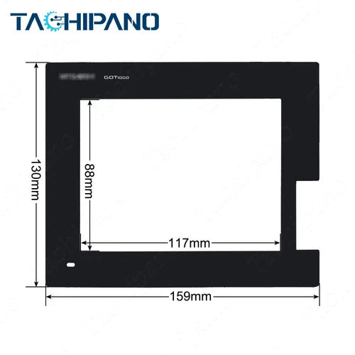 for GT2105-QMBDS GT2105-QMBDS-K Digitized Screen with Front Overlay Touch Panel
