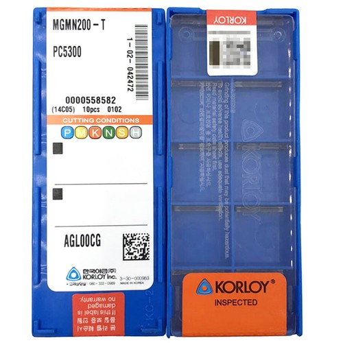 KORLOY MGMN200-T PC5300 Carbide Inserts CNC TOOL