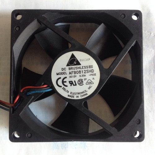 Delta AFB0812SHD 3-wire 12V 0.33A 8CM 8020 Motor protection cooling