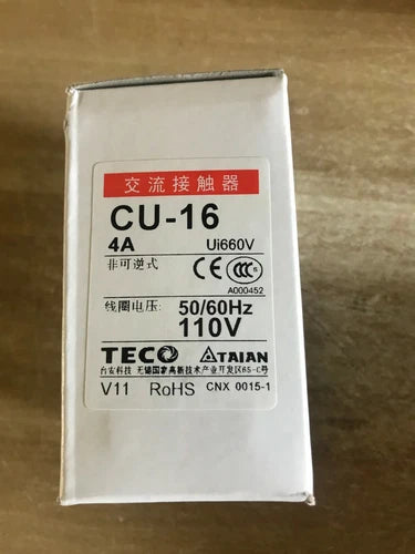 1PC  Contactor  CU-16 CU 16 110VAC