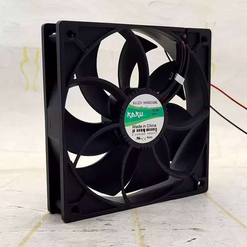 1 pcs KAKU Fan KA1225-5000D24BML 24V 0.5A 12025 12CM 2 wire cooling fan