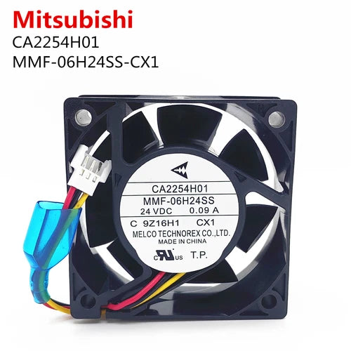 1PC inverter fan CA2254H01 MMF-06H24SS-CX1 24VDC 0.09A
