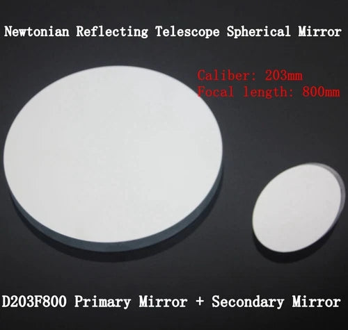 Spherical Mirror DIY Homemade Optical Experiment tonian Telescope D203 F800