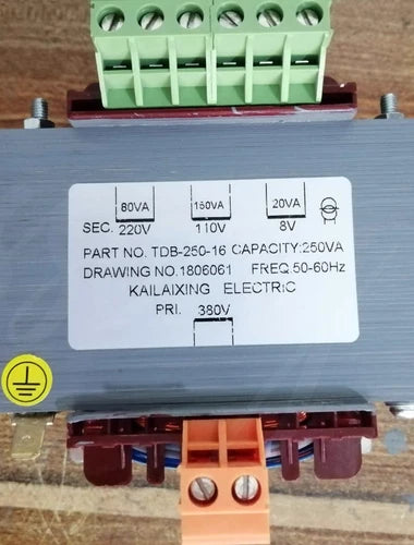1PC  FIT FOR Transformer TDB-250-16 380V to 220V 110V 8V