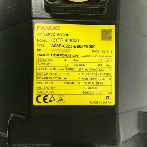 For Fanuc A06B-0223-B608#S000  Servo Motor Free Shipping