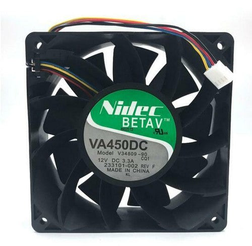 1PC Nidec VA450DC V34809-90 12V 3.3A 12CM 12038 Super Air Fan 4-wire
