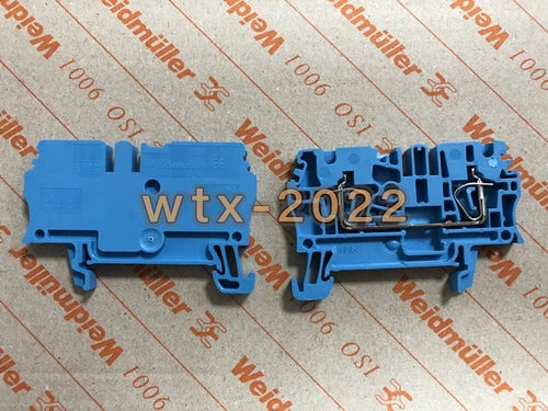 100pcs  ZDU 2.5 BL 1608520000 blue Spring type terminal