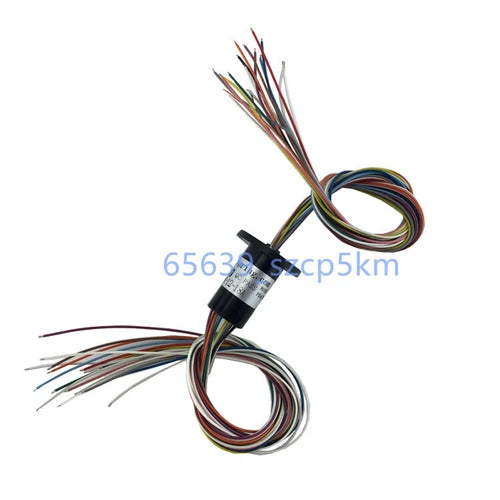 1PC For Monitor Test Equipmen Capsule Slip Ring 18 Circuits/ Wires 12.5mm 2A