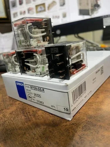 MY2N-GS-R  24VDC OMRON RELAY GEN PURPOSE DPDT 5A 24V  ( 10pc lot )