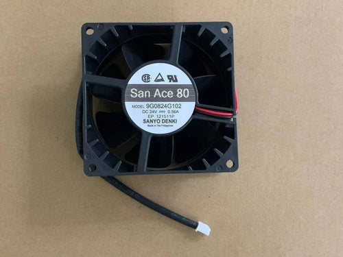 1PC  2-wire high-end inverter fan  8038 8CM 9G0824G102 DC24V 0.56A