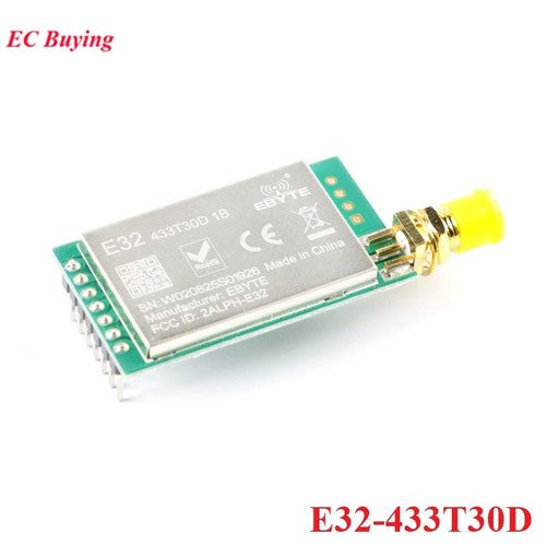 E32-433T30D SX1278 LoRa RF Wireless Module 433MHZ UART 100mW Serial Port TX RX