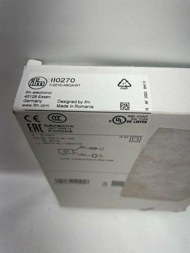 For IFM II0270 II-2010-ABOA  II0270 II-2010-ABOA/RT Proximity Switch Sensor