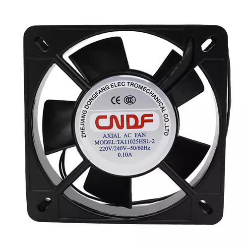 1 pcs CNDF Fan TA11025HSL-2 AC220V 11025 11cm 2 wire aluminum frame cooling fan