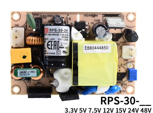 Mean Well RPS-30 Switching Power Supply Medical PCB Type 30W 5V7.5V12V15V24V48