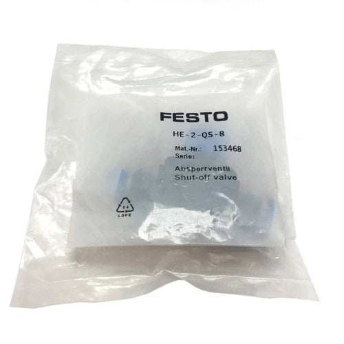 1PC  Shut-off Valve 153468 HE-2-QS-8 HE2QS8