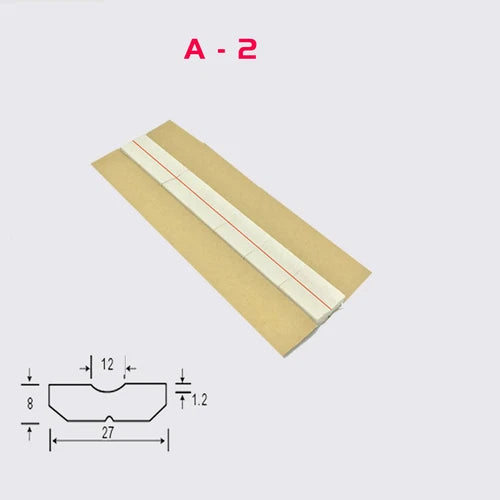 (16ft) Tape 27*8*12*1.2mm U-slot,Contact various sizes A-2 Ceramic Weld Backing